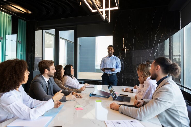 les personnes qui prennent part à un événement d'entreprise_23-